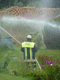 Feuerwehreinsatzübung in Förbau vom 24. Juli 2011