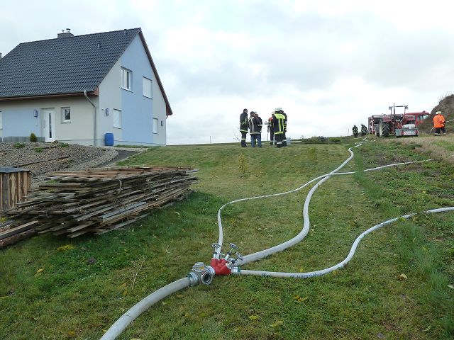 An der Einsatzstelle ...