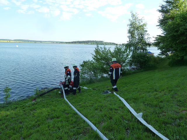 Wasserförderung mit der neuen Pumpe