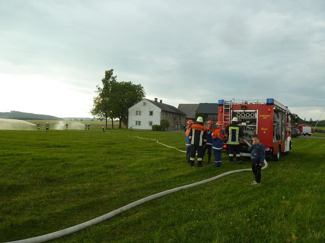 Die Feuerwehr Hallerstein im Einsatz