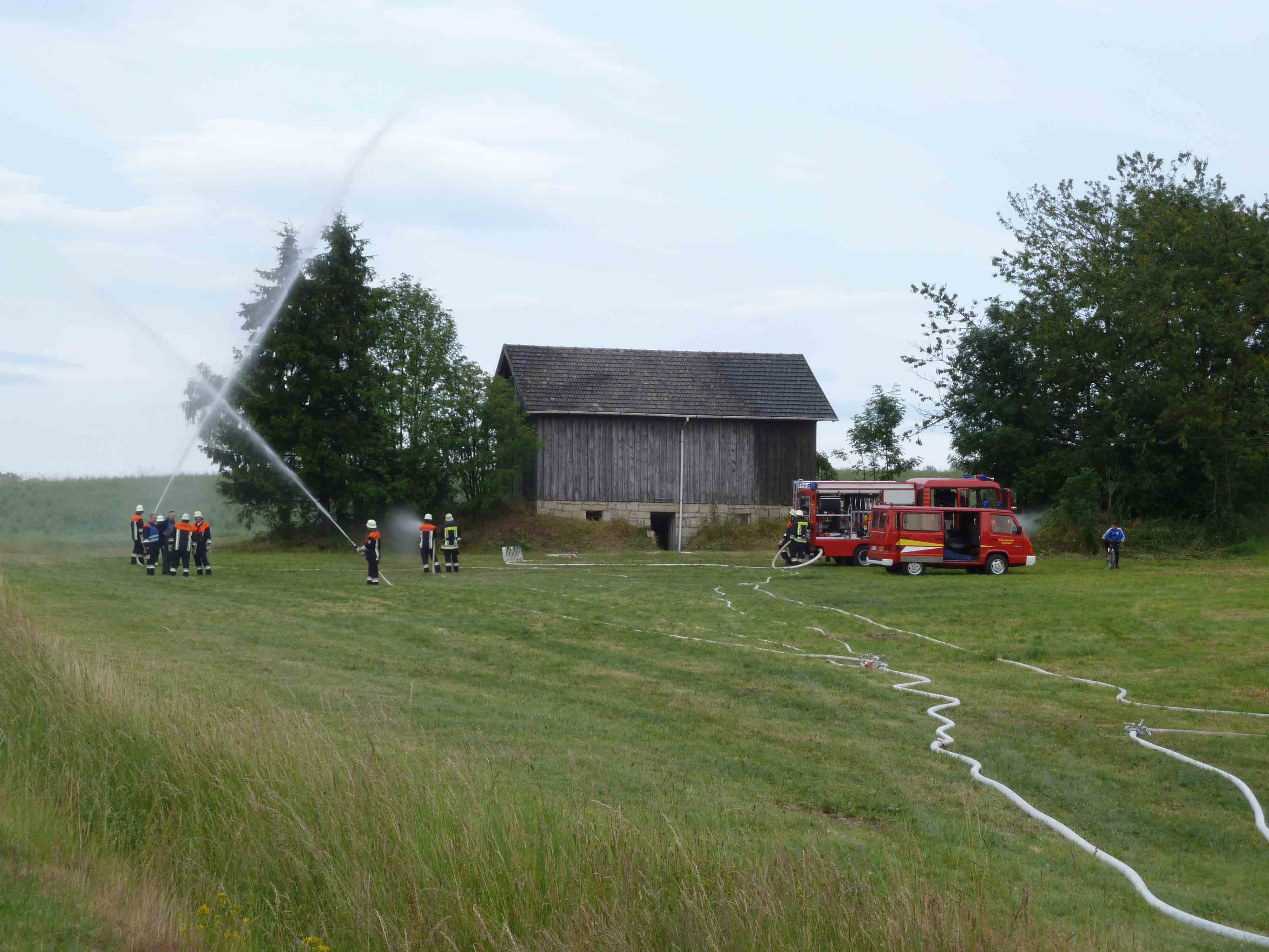 Einsatzübung in Förmitz