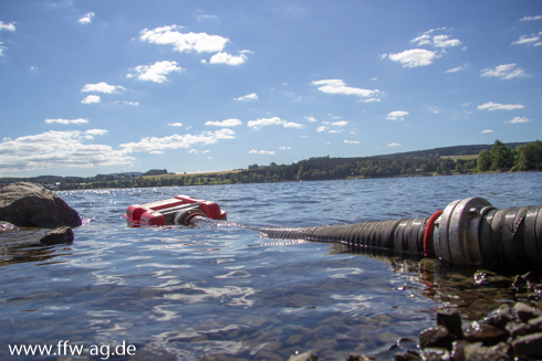 Wasserförderung vom Förmitzspeicher