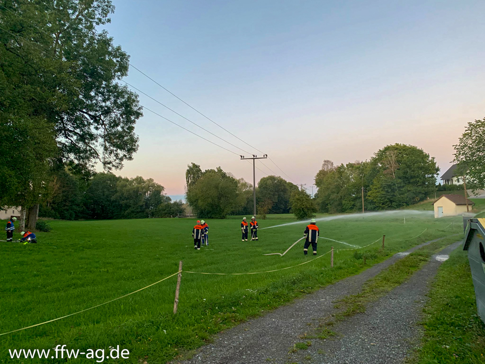 Übung zur Brandschutzwoche 2022