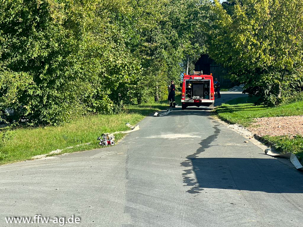 Feldbrand in Götzmannsgrün